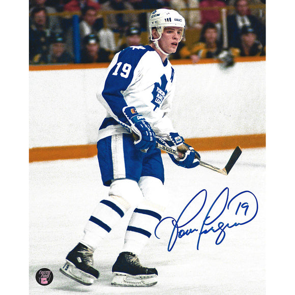 Tom Fergus Autographed Toronto Maple Leafs 8X10 Photo