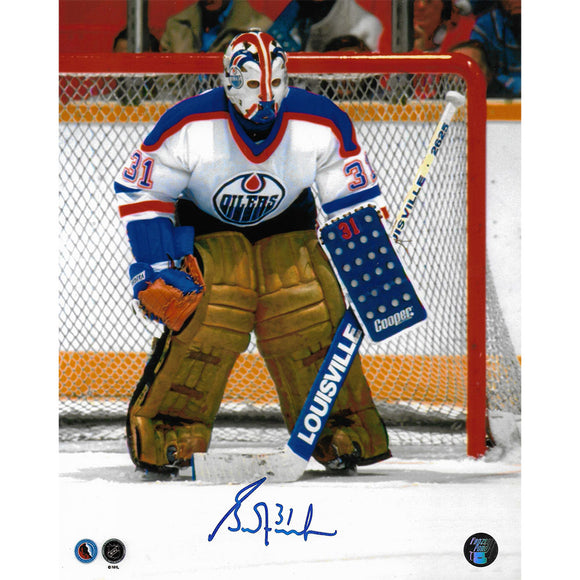 Grant Fuhr Autographed Edmonton Oilers 8X10 Photo