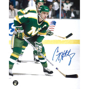 Craig Hartsburg Autographed Minnesota North Stars 8X10 Photo