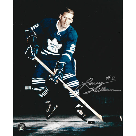 Larry Hillman (deceased) Autographed Toronto Maple Leafs 8X10 Photo (Posed)