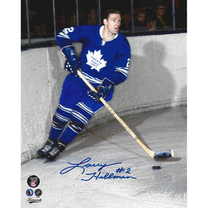 Larry Hillman (deceased) Autographed Toronto Maple Leafs 8X10 Photo
