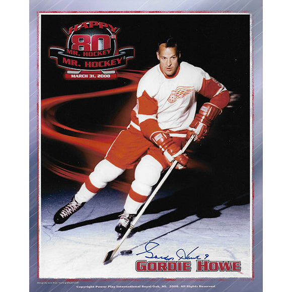 Gordie Howe Signed 8x10 Photo Red Wings Mr. Hockey Upper Deck - NHL  Auctions
