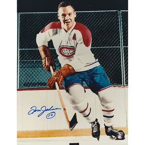 Tom Johnson (deceased) Autographed Montreal Canadiens 8X10 Photo