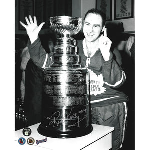 Red Kelly (deceased) Autographed Toronto Maple Leafs 8X10 Photo (w/Cup)