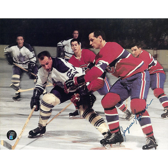 Jacques Laperriere Autographed Montreal Canadiens 8X10 Photo