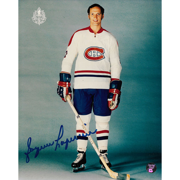 Jacques Laperriere Autographed Montreal Canadiens 8X10 Photo (Posed)