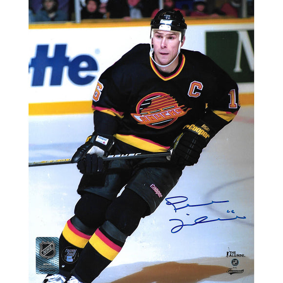 Trevor Linden Autographed Vancouver Canucks Replica Jersey (Alternate)