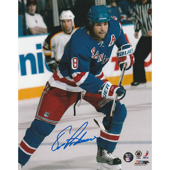 Eric Lindros Autographed New York Rangers 8X10 Photo