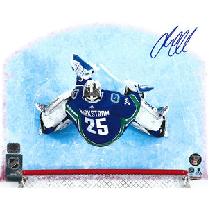 Jacob Markstrom Autographed Vancouver Canucks 8X10 Photo