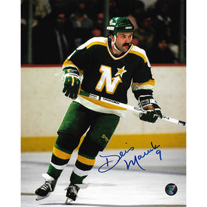 Dennis Maruk Autographed Minnesota North Stars 8X10 Photo