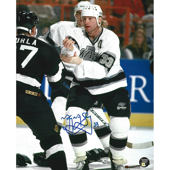Charlie Simmer LA Kings signed Cleveland Barons 8x10 photo