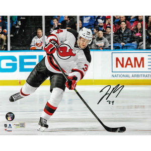 Jon Merrill Autographed New Jersey Devils 8X10 Photo