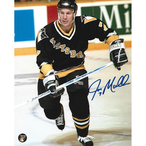Joe Mullen Autographed Pittsburgh Penguins 8X10 Photo