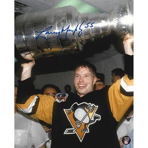 Larry Murphy Autographed Pittsburgh Penguins 8X10 Photo