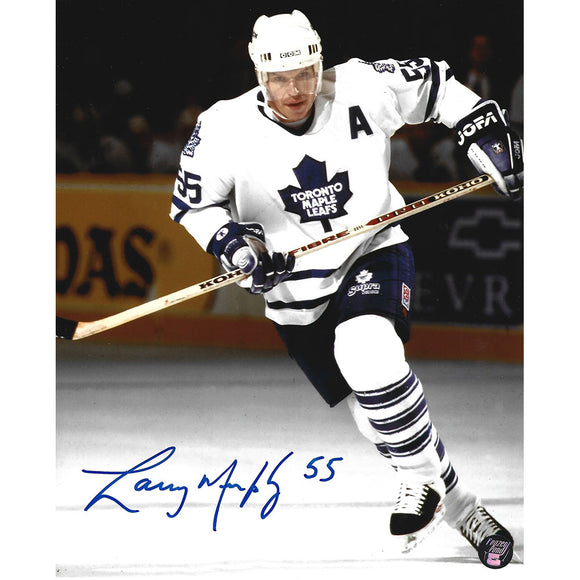 Larry Murphy Autographed Toronto Maple Leafs 8X10 Photo
