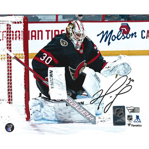 Matt Murray Autographed Ottawa Senators 8X10 Photo (Black Jersey)