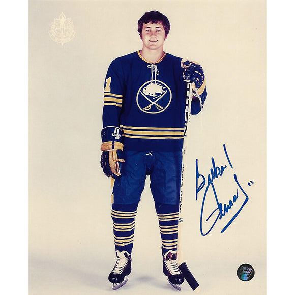 Gilbert Perreault Autographed Buffalo Sabres 8X10 Photo (Posed)