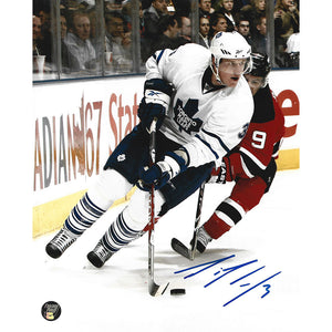 Dion Phaneuf Autographed Toronto Maple Leafs 8X10 Photo
