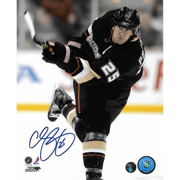 Chris Pronger Autographed Anaheim Ducks 8X10 Photo