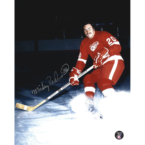 Mickey Redmond Autographed Detroit Red Wings 8X10 Photo