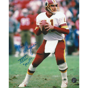 Mark Rypien Autographed Washington Redskins 8X10 Photo (Photo 2)