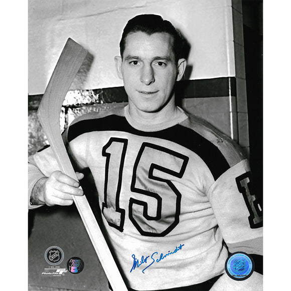Milt Schmidt (deceased) Autographed Boston Bruins 8X10 Photo
