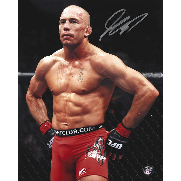 Georges St-Pierre autographed 2024 card