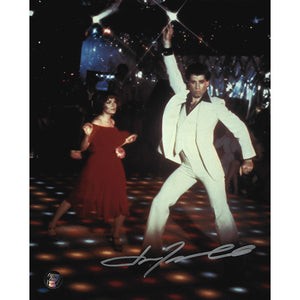 John Travolta Autographed "Saturday Night Fever" 8X10 Photo