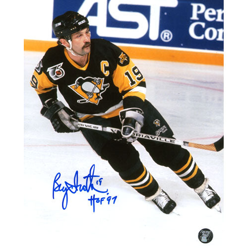 Bryan Trottier Autographed Pittsburgh Penguins 8X10 Photo