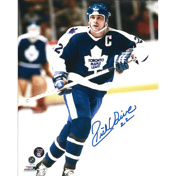Rick Vaive Autographed Toronto Maple Leafs 8X10 Photo