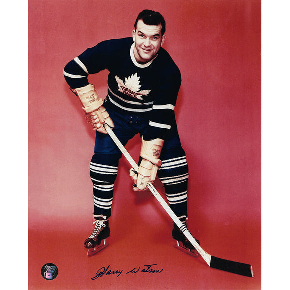 Harry Watson (deceased) Autographed Toronto Maple Leafs 8X10 Photo