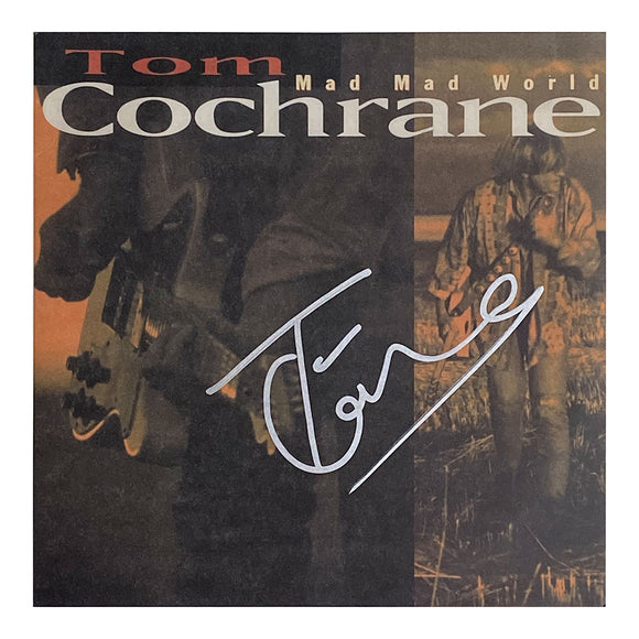 Tom Cochrane Autographed 