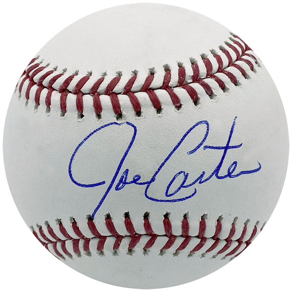 Joe Carter Autographed Rawlings OML Baseball