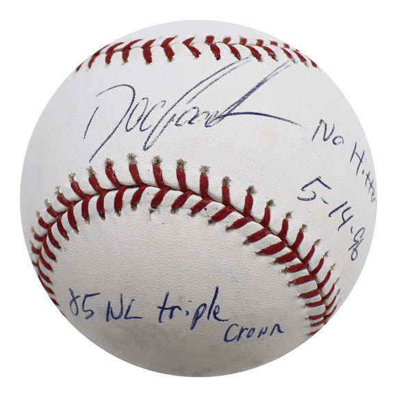 Dwight Gooden Autographed Rawlings OML Baseball w/Inscriptions