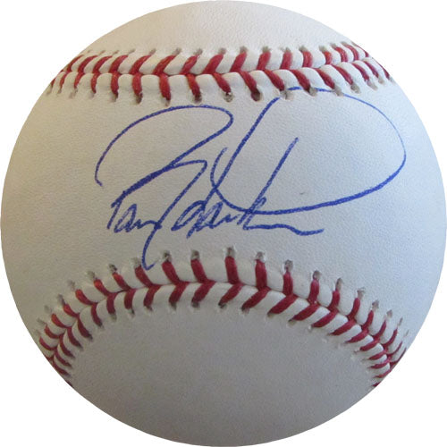 Barry Larkin Autographed Rawlings OML Baseball