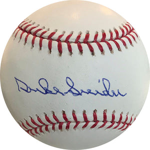 Duke Snider (deceased) Autographed Rawlings OML Baseball