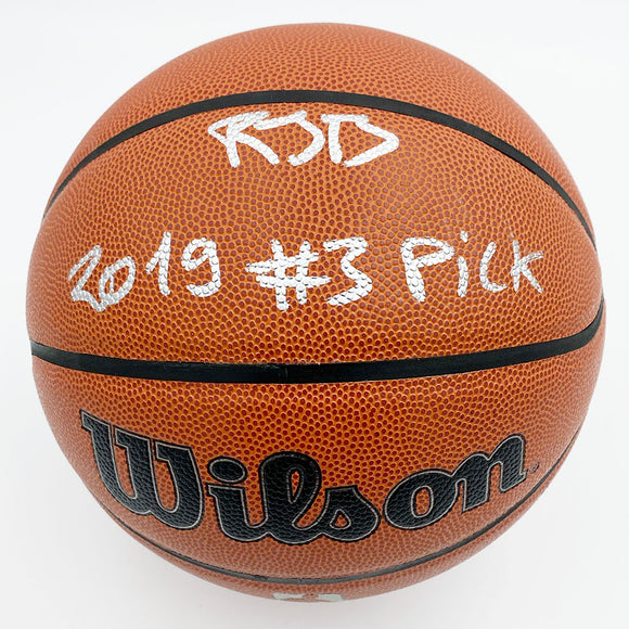 R.J. Barrett Autographed Wilson Basketball w/