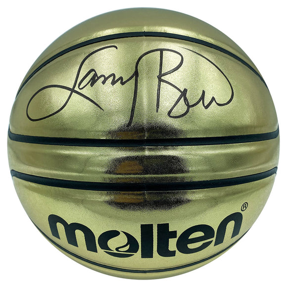 Larry Bird Autographed Molten Gold Basketball
