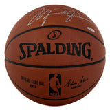 Michael Jordan/Larry Bird/Magic Johnson Autographed Spalding Basketball