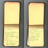 1941-44 Autograph Book - Signed by 12 Deceased HOF'ers