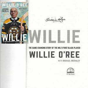Willie O'Ree Autographed 'Willie' Book