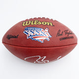 Tom Brady Autographed Super Bowl XXXVI Football