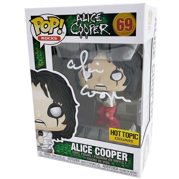 Alice Cooper Autographed Funko Pop! Figure