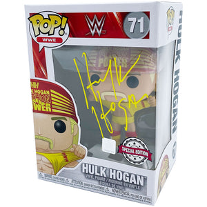 Hulk Hogan Autographed Funko Pop! Figure