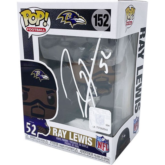 Ray Lewis Autographed Baltimore Ravens Funko Pop! Figure