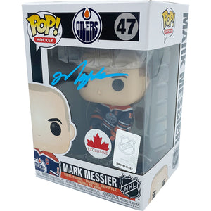 Mark Messier Autographed Edmonton Oilers Funko Pop! Figure