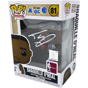 Shaquille O'Neal Autographed Orlando Magic Funko Pop! Figure