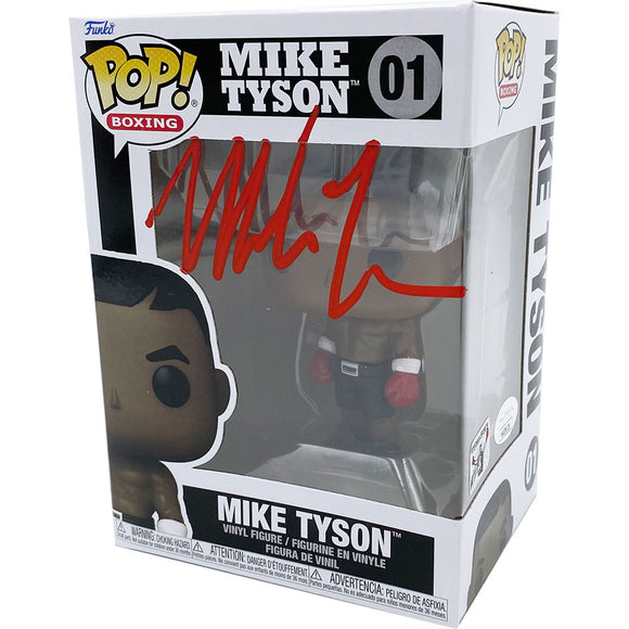 Mike Tyson Autographed Funko Pop! Figure (Red)