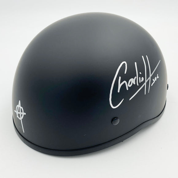 Charlie Hunnam Autographed Biker Helmet