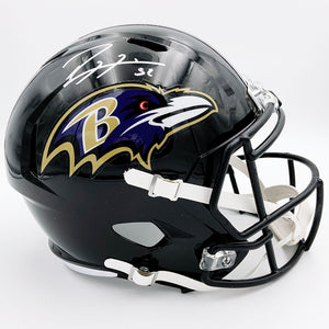 Ray Lewis Autographed Baltimore Ravens Helmet